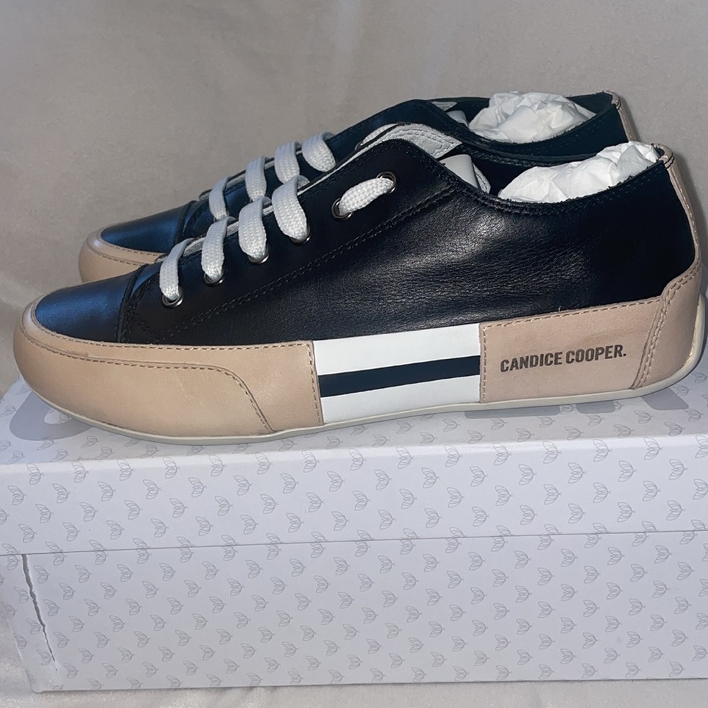 NWT Candice Cooper ROCK PATCH S - Leather sneakers - Black - Picture 12 of 15